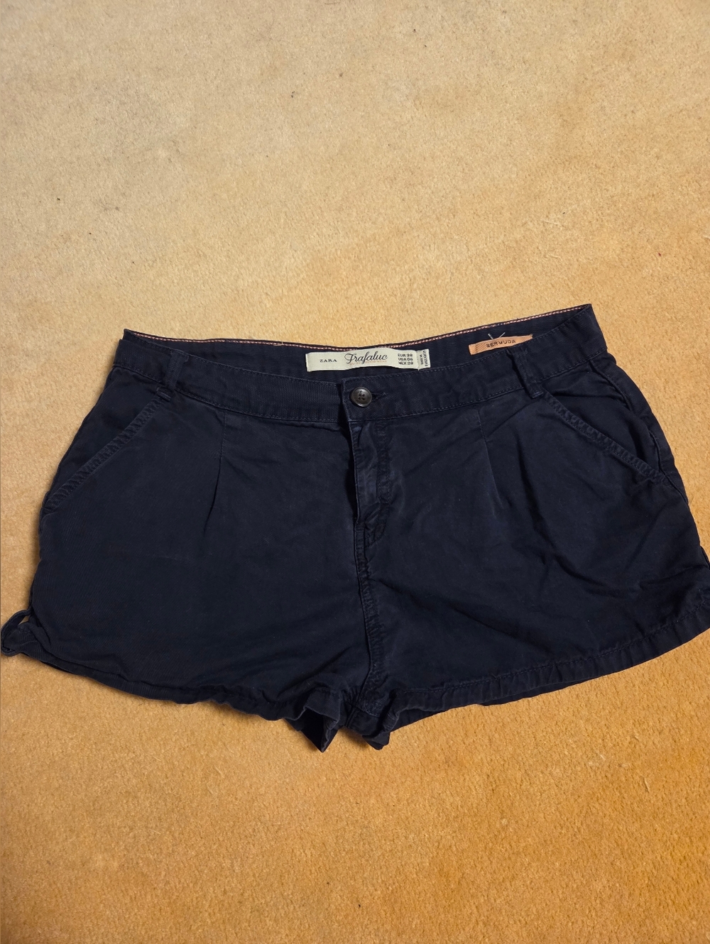 Zara Navy Shorts